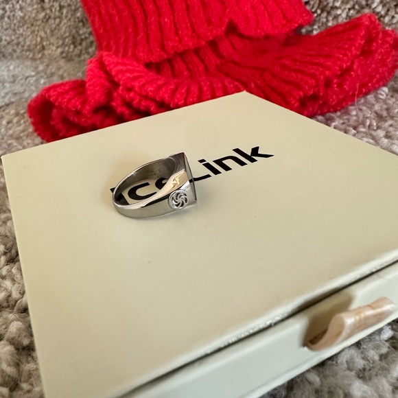 BLACK ÓNIX RING - SIZE 5 - Picture 7 of 8